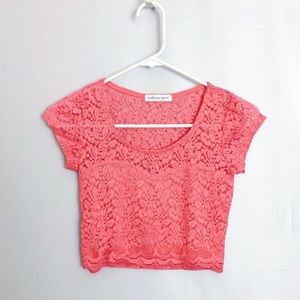 Floral Lace Crop Top